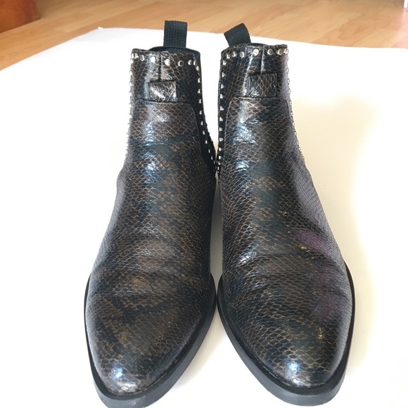 Zara snake skin print boot - Picture 3 of 5